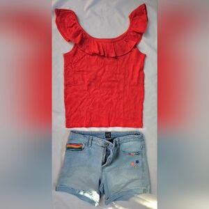 Gap Kids Tank And Shorts Set- Size XXL/16